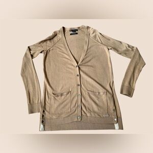 Armani Exchange Tan Chinos with Elastic Waistband